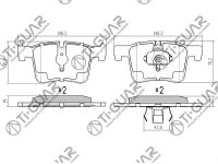 Тормозные колодки TG-0271/ FN0558* Ti·GUAR