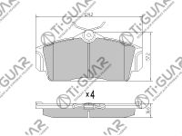 Тормозные колодки TG-2230/PN2230* Ti·GUAR