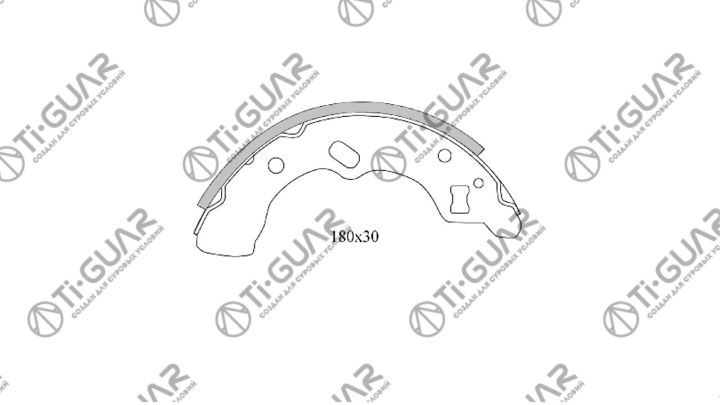 Тормозные колодки TG-D3570/FN3387* Ti·GUAR Тормозные колодки TG-D3570/FN3387* Ti·GUAR